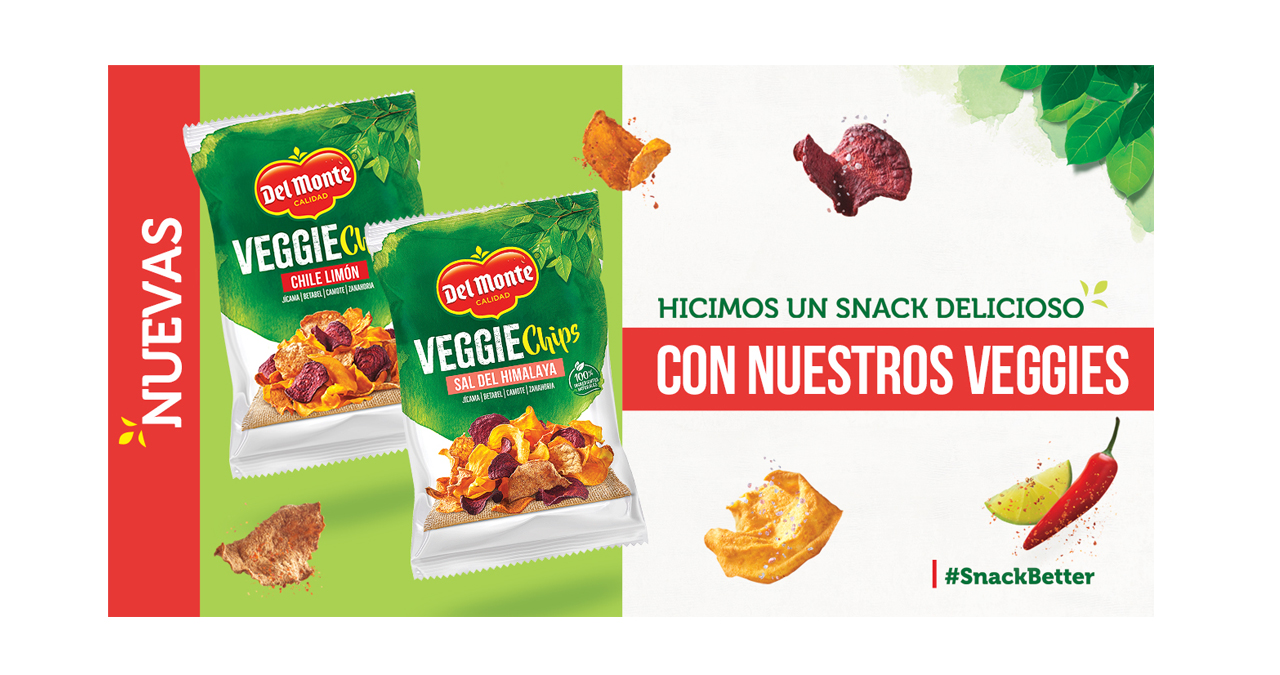 Las nuevas Veggie Chips, la forma más rica y natural de botanear…¡Yomi!