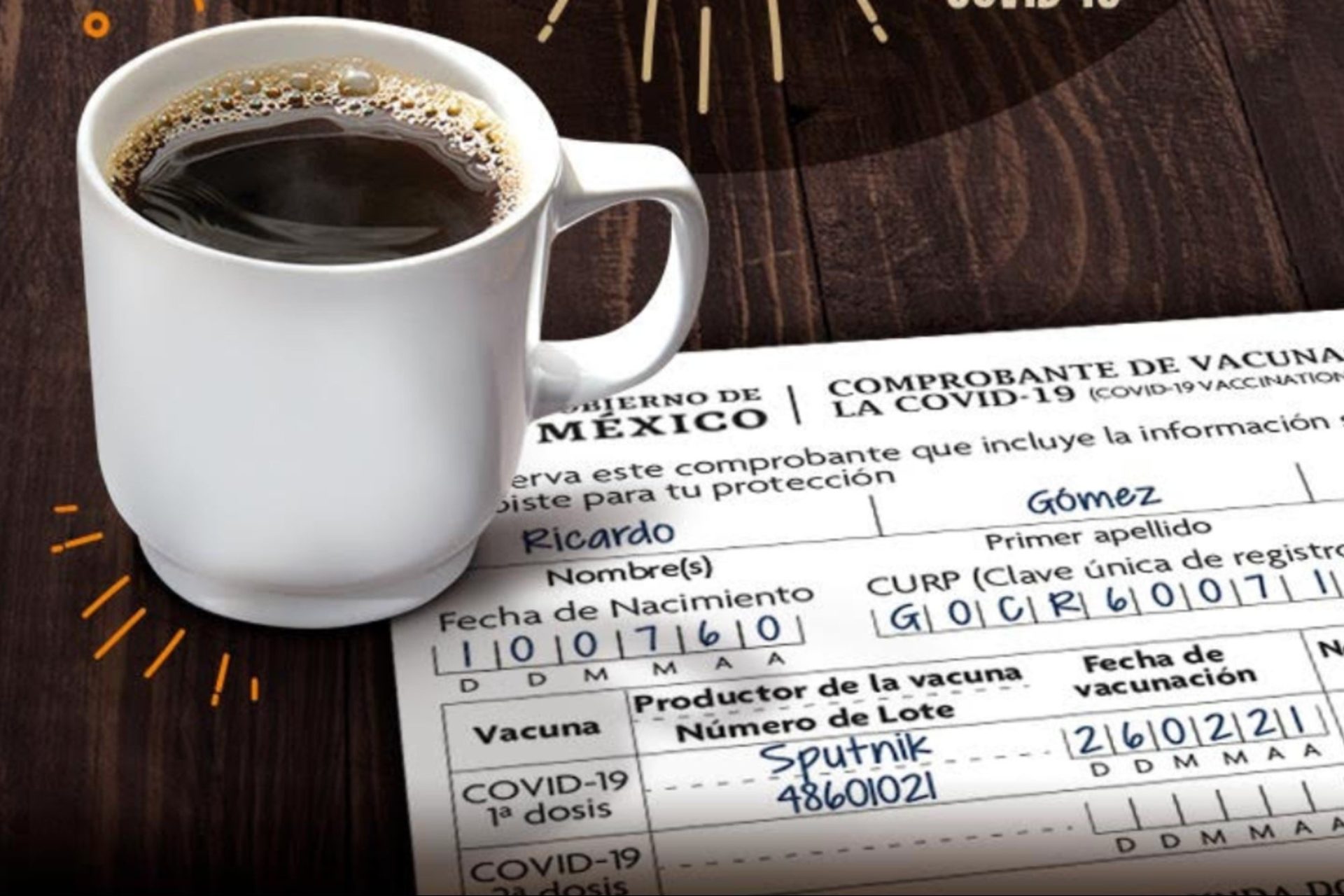 Toks regala un café americano el día de aplicación de tu vacuna contra Covid-19