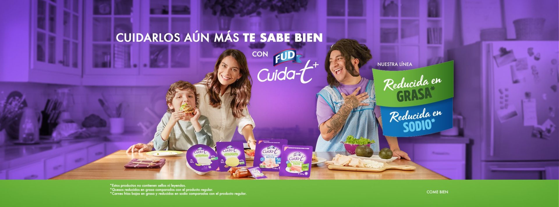 FUD CuidaT+ y Mario Aguilar presentan la nueva línea de carnes frías y quesos reducidos en grasa y sodio