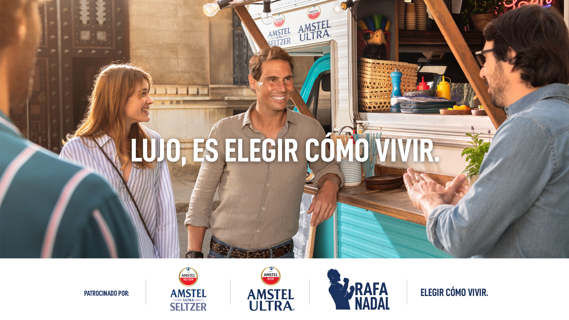 Amstel ULTRA® lanza la campaña “Elegir cómo vivir” con la leyenda del tenis Rafael Nadal