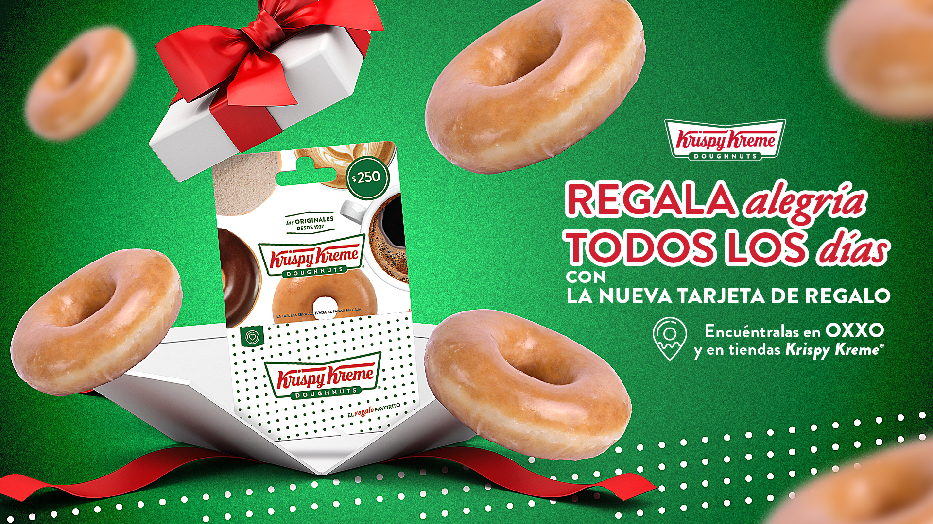 Krispy Kreme llega con las nuevas tarjetas de regalo para México, el regalo perfecto para este Día de las Madres