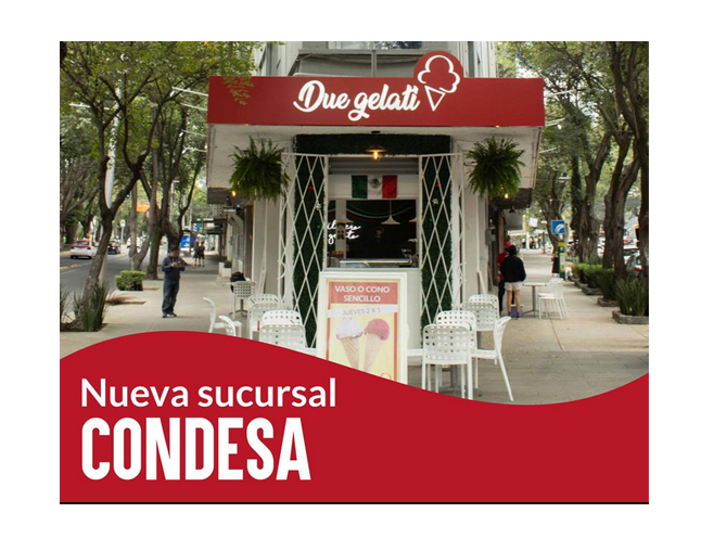 Due Gelati llega a La Condesa y nos deleita con el sabor del gelato italiano