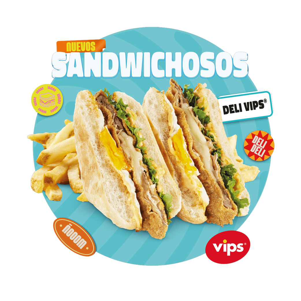 “Sandwichosos” la innovación culinaria de Vips con la que arranca las celebraciones de su 60 aniversario