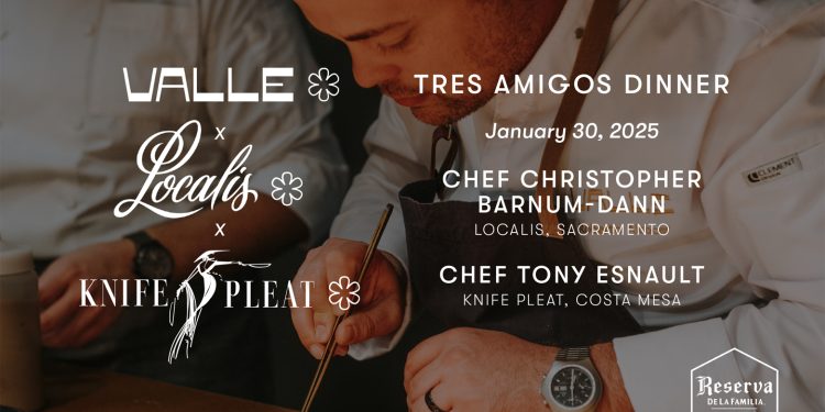 Los sabores de tres mundos se unen en Valle en una cena imperdible