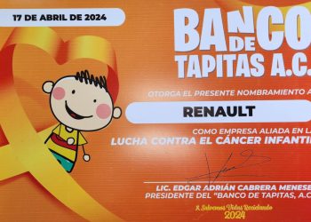 Renault México recolecta más de 3 toneladas de tapitas para luchar contra el cáncer infantil