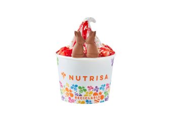 Mini conejitos de chocolate saltan al helado de Nutrisa