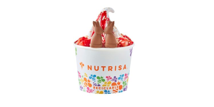 Mini conejitos de chocolate saltan al helado de Nutrisa
