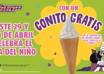 Nutrisa festeja el Día del Niño | Niña con conitos gratis