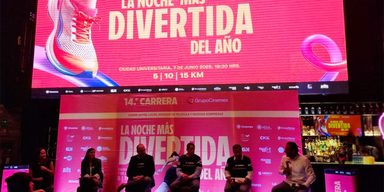 Con la «Noche Más Divertida del Año», llega la 14a Carrera de Grupo Cinemex en la CDMX
