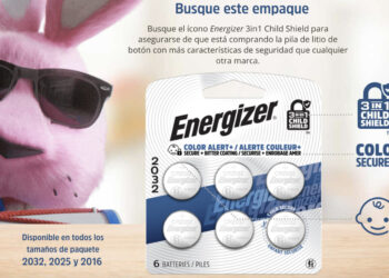 Energizer Shield™ las primeras pilas con tecnología de seguridad infantil 3 en 1: Child Shield™