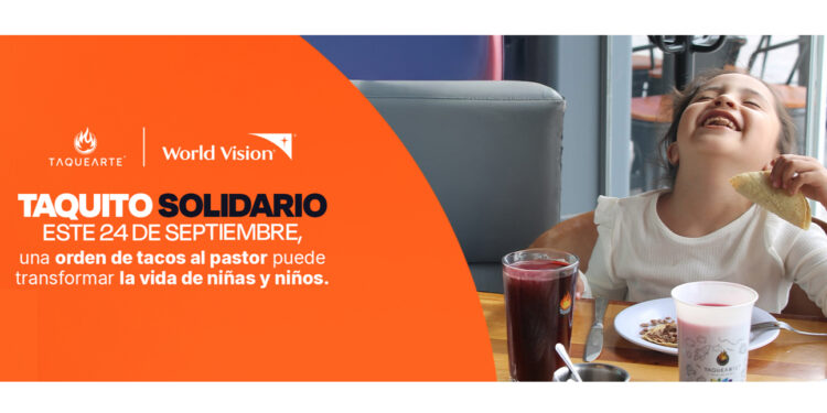 Con el Taquito Solidario, decimos: ! «SUFICIENTE» al hambre infantil!