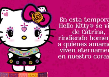 Glitter, flores y ternura: Así brilla la nueva colección de Aqua Net x Hello Kitty