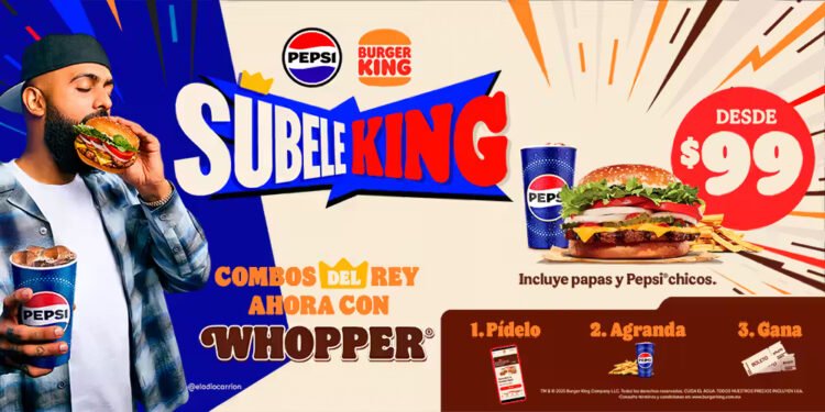 SÚBELE KING: La nueva promoción de Burger King y Pepsi que te da la posibilidad de conocer a Eladio Carrión