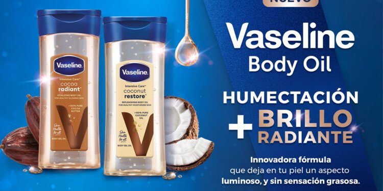 Olvídate de la piel opaca con los Body Oils de Vaseline®