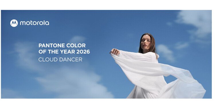 Motorola y Pantone celebran el Pantone Color of the Year 2026: Cloud Dancer