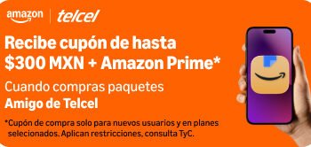 Amazon y Telcel amplían el acceso a la membresía Amazon Prime a través de los Paquetes Amigo de Telcel