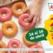 ¿Glaseada Original o de Fresa? Tus donas favoritas al 2×1 por tiempo limitado Krispy Kreme®