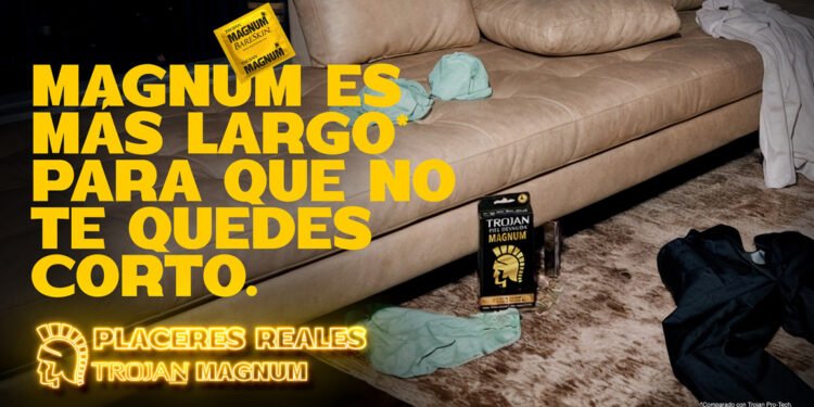Trojan presenta Magnum, el condón más grande de su portafolio para un ajuste más amplio