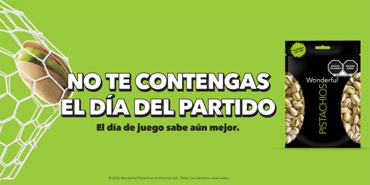 ¡No te contengas el día del partido!: Wonderful Pistachios se une a la alineación titular de las reuniones futboleras