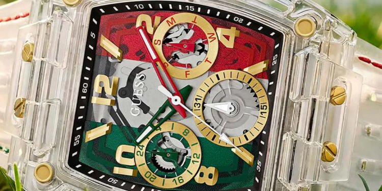 Guess Watches presenta una edición especial inspirada en los colores que celebran la pasión del futbol