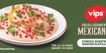 Con «Orgullosamente Mexicanos», Vips celebra las fiestas patrias con una propuesta llena de sabor que incluye su tradicional Chile en Nogada