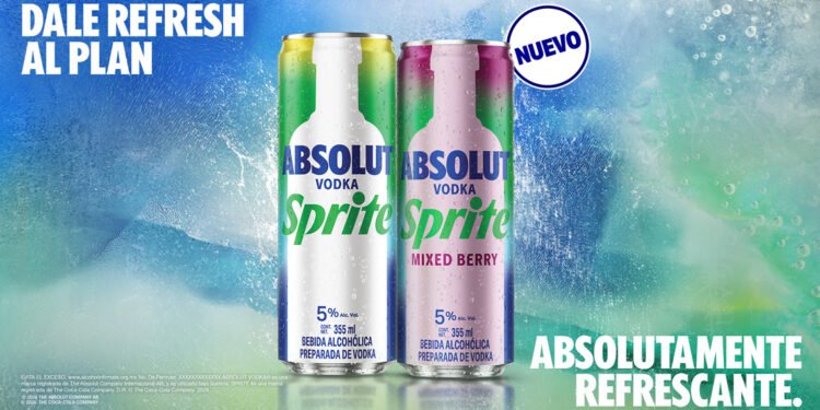 Coca-Cola presenta Absolut Sprite, su nueva propuesta en bebidas listas para tomar