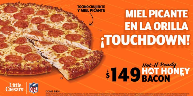 Little Caesars® sube la temperatura esta temporada de la NFL con Hot Honey Bacon